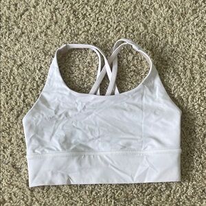 Lululemon White Sports Bra for Women